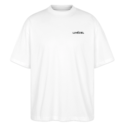AU JARDIN, LA FAMILLE DE L’ARTISTE Oversized Unisex Organic T-shirt - Bright - Weiß