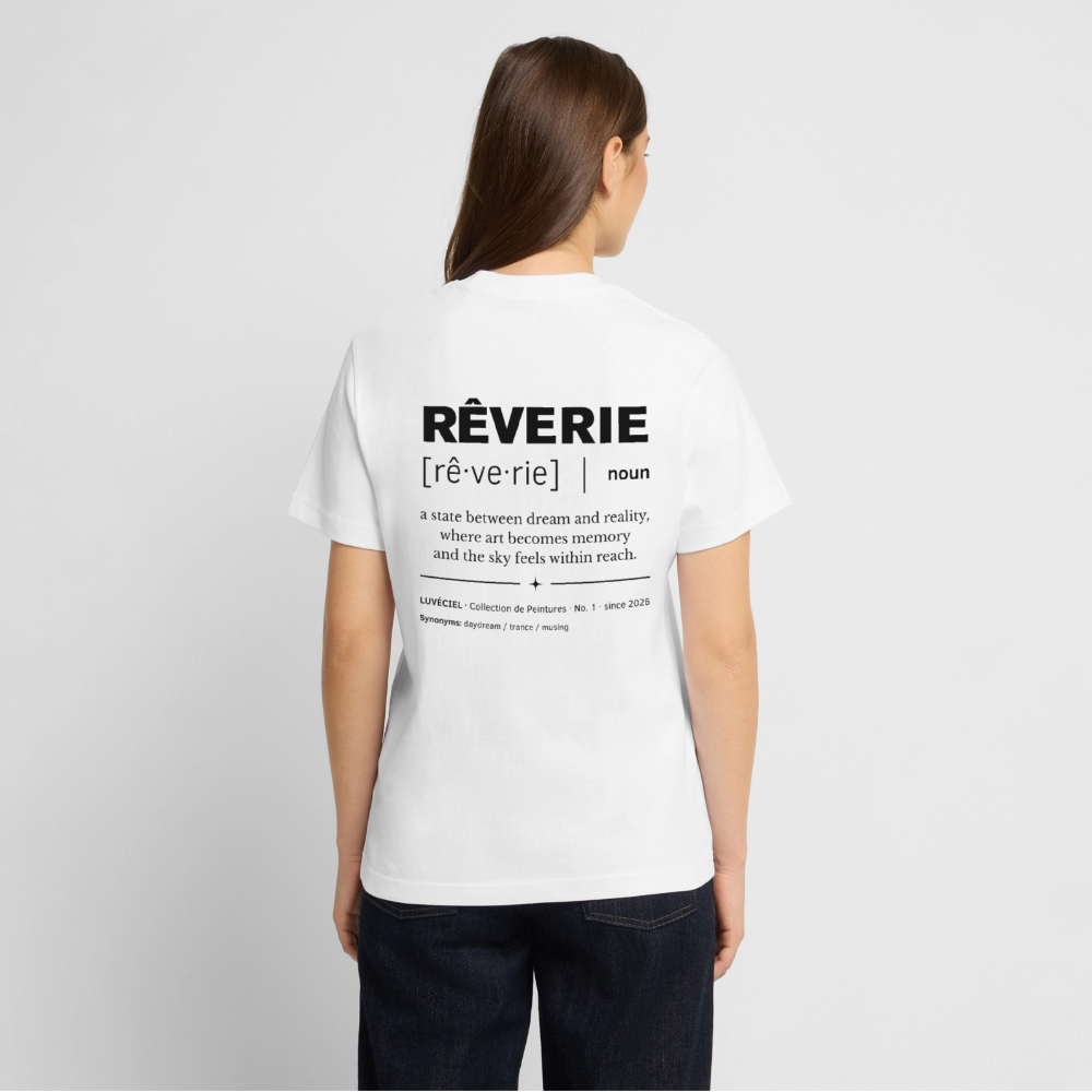 RÊVERIE Relaxed Unisex Organic T-Shirt - Bright - Weiß