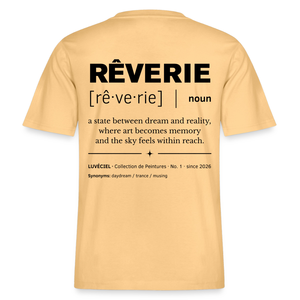 RÊVERIE Relaxed Unisex Organic T-Shirt - Bright - Hellgelb