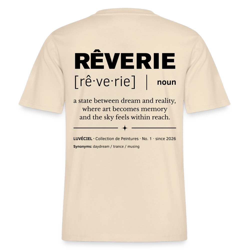 RÊVERIE Relaxed Unisex Organic T-Shirt - Bright - Natur