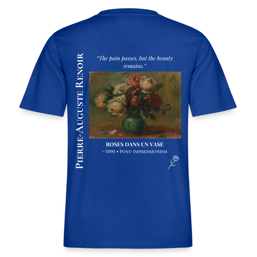ROSES DANS UN VASE Relaxed Unisex Organic T-Shirt - Dark - Dunkelblau