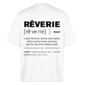 RÊVERIE Oversized Unisex Organic T-shirt - Bright - white