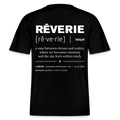 RÊVERIE Relaxed Unisex Organic T-Shirt - Dark - Schwarz