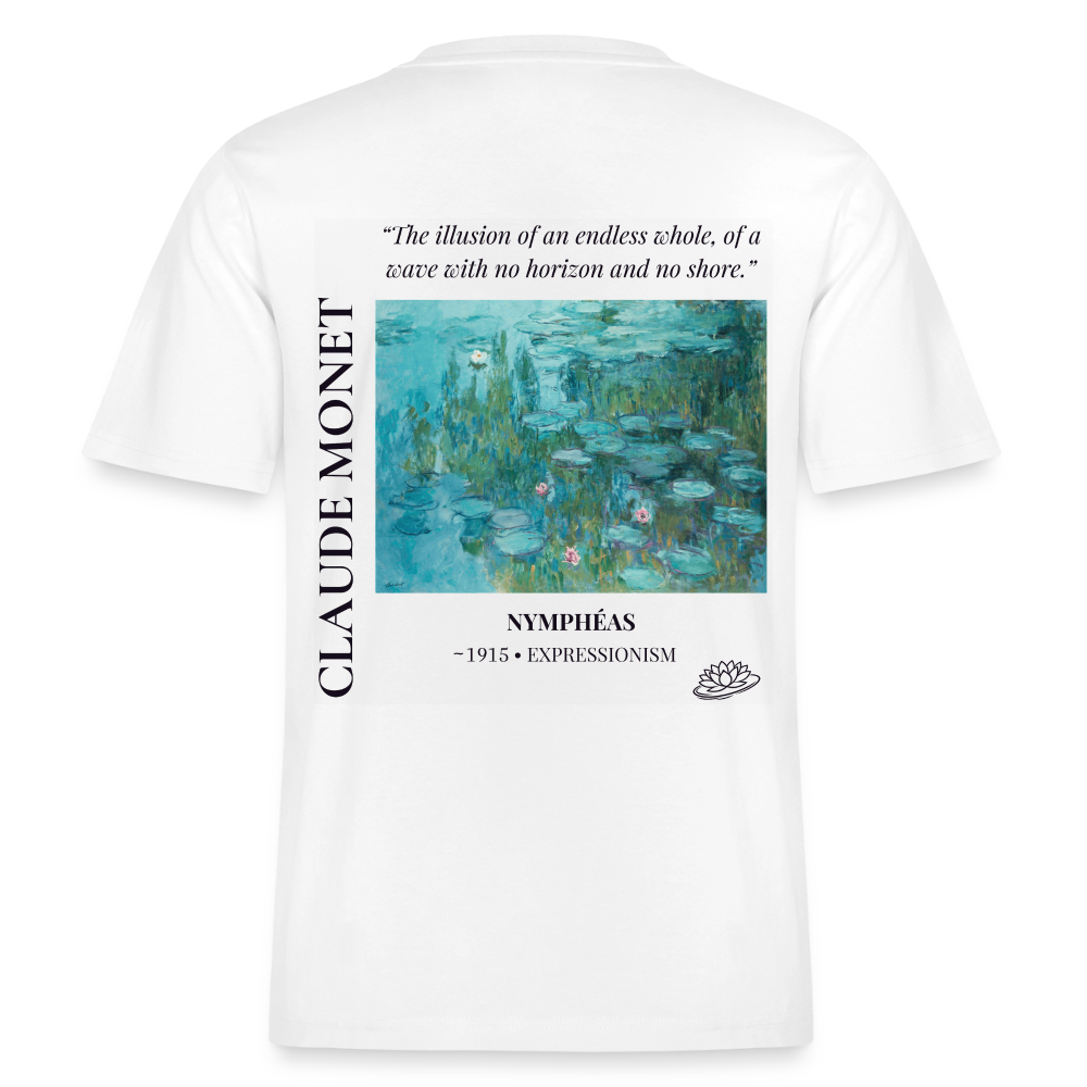 NYMPHÉAS Relaxed Unisex Organic T-Shirt - Bright - Weiß