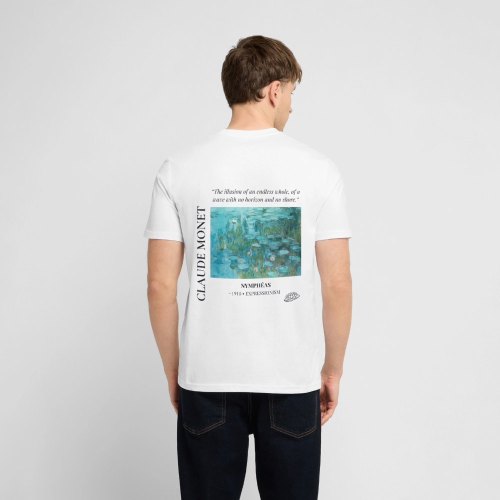 NYMPHÉAS Relaxed Unisex Organic T-Shirt - Bright - Weiß