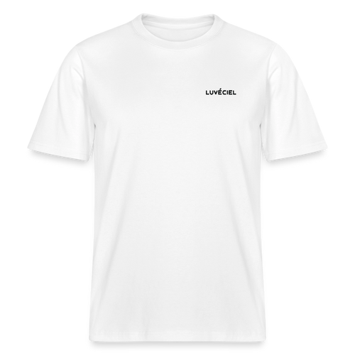 AU JARDIN, LA FAMILLE DE L’ARTISTE Relaxed Unisex Organic T-Shirt - Bright - Weiß