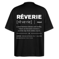 RÊVERIE Oversized Unisex Organic T-shirt - Dark - black