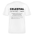 CELESTIAL Relaxed Unisex Organic T-shirt -  Bright - Weiß