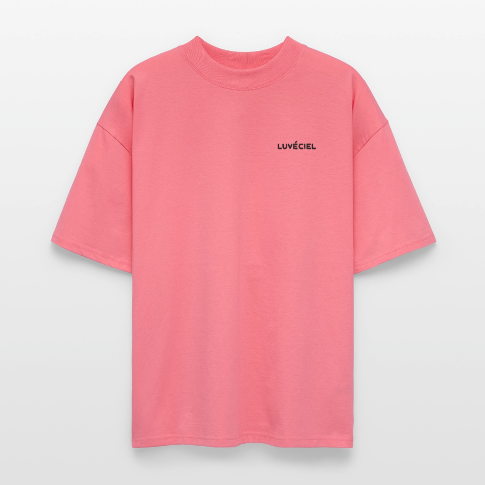 LA NUIT ÉTOILÉE Oversized Unisex Organic T-shirt - Bright - pink joy 