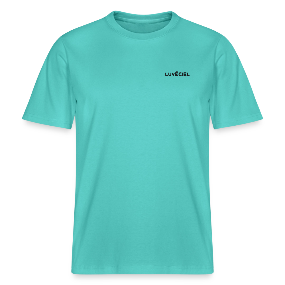CELESTIAL Relaxed Unisex Organic T-shirt -  Bright - Poolblau