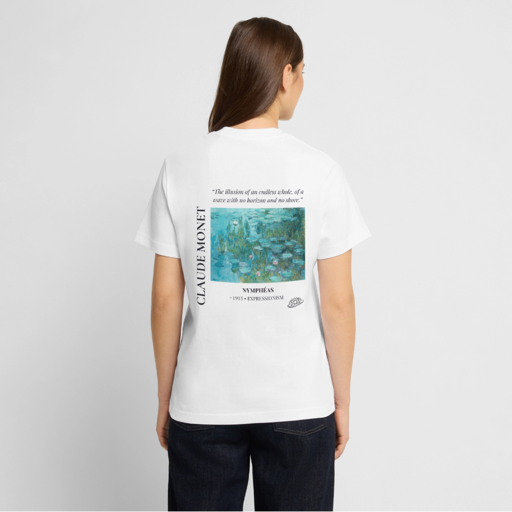 NYMPHÉAS Relaxed Unisex Organic T-Shirt - Bright - Weiß