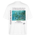 NYMPHÉAS Oversized Unisex Organic T-shirt - Bright - white