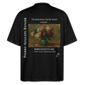 ROSES DANS UN VASE Oversized Unisex Organic T-shirt - Dark - black