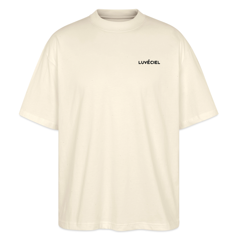 AU JARDIN, LA FAMILLE DE L’ARTISTE Oversized Unisex Organic T-shirt - Bright - Natur