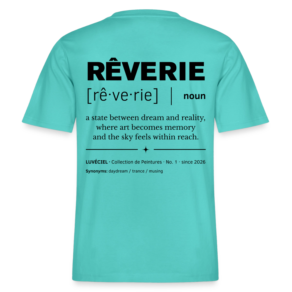 RÊVERIE Relaxed Unisex Organic T-Shirt - Bright - Poolblau