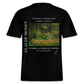 AU JARDIN, LA FAMILLE DE L’ARTISTE Relaxed Unisex Organic T-Shirt - Dark - Schwarz
