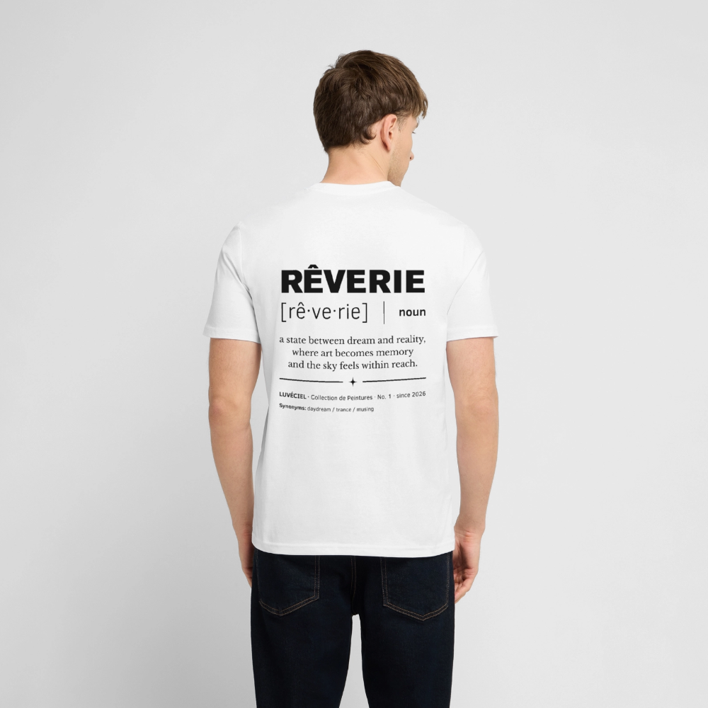 RÊVERIE Relaxed Unisex Organic T-Shirt - Bright - Weiß