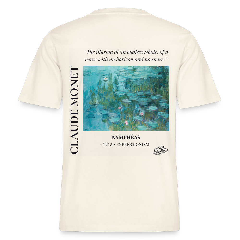 NYMPHÉAS Relaxed Unisex Organic T-Shirt - Bright - Naturweiß 