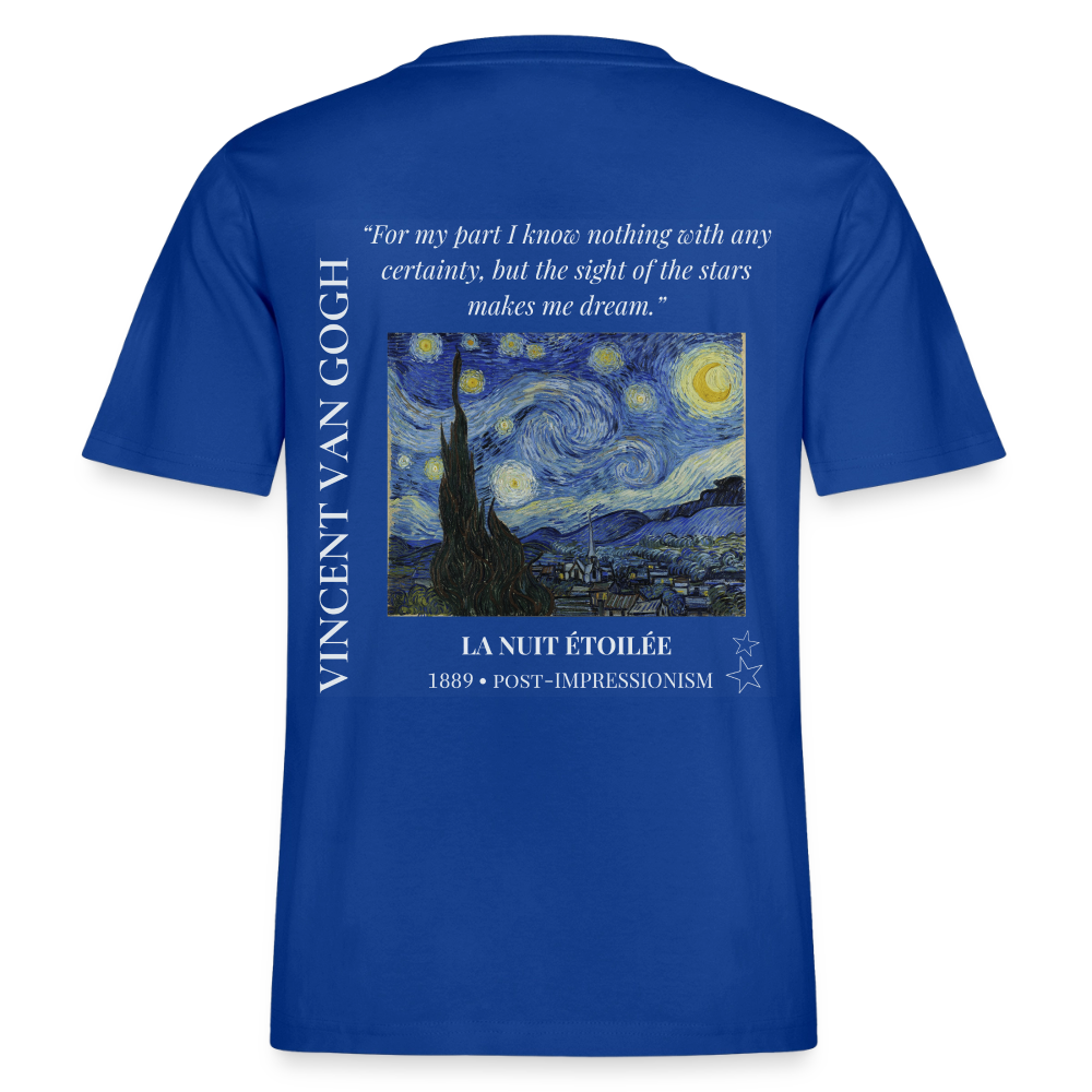 LA NUIT ÉTOILÉE Relaxed Unisex Organic T-Shirt - Dark - Dunkelblau