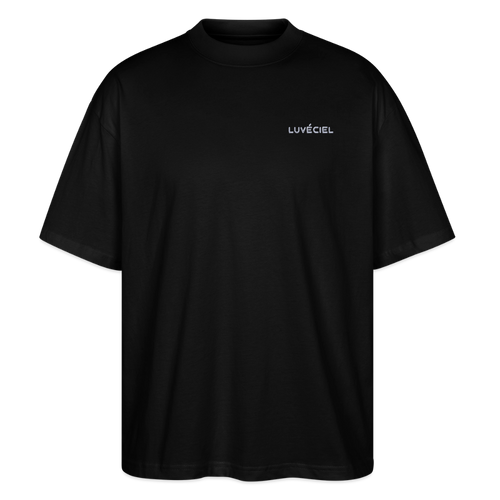 AU JARDIN, LA FAMILLE DE L’ARTISTE Oversized Unisex Organic T-shirt - Dark - Schwarz
