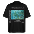 NYMPHÉAS Oversized Unisex Organic T-shirt - Dark - black