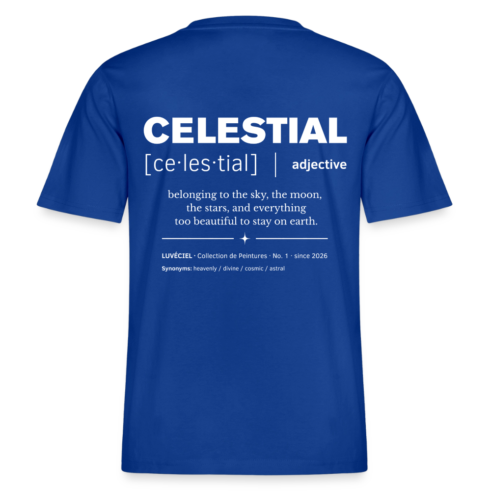 CELESTIAL Relaxed Unisex Organic T-shirt - Dark - Dunkelblau