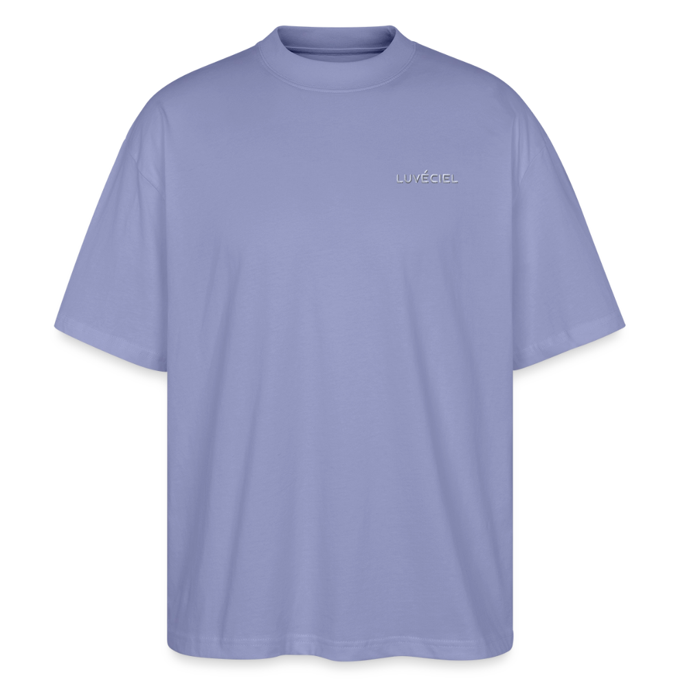 CELESTIAL Oversized Unisex Organic T-shirt - Dark - violet