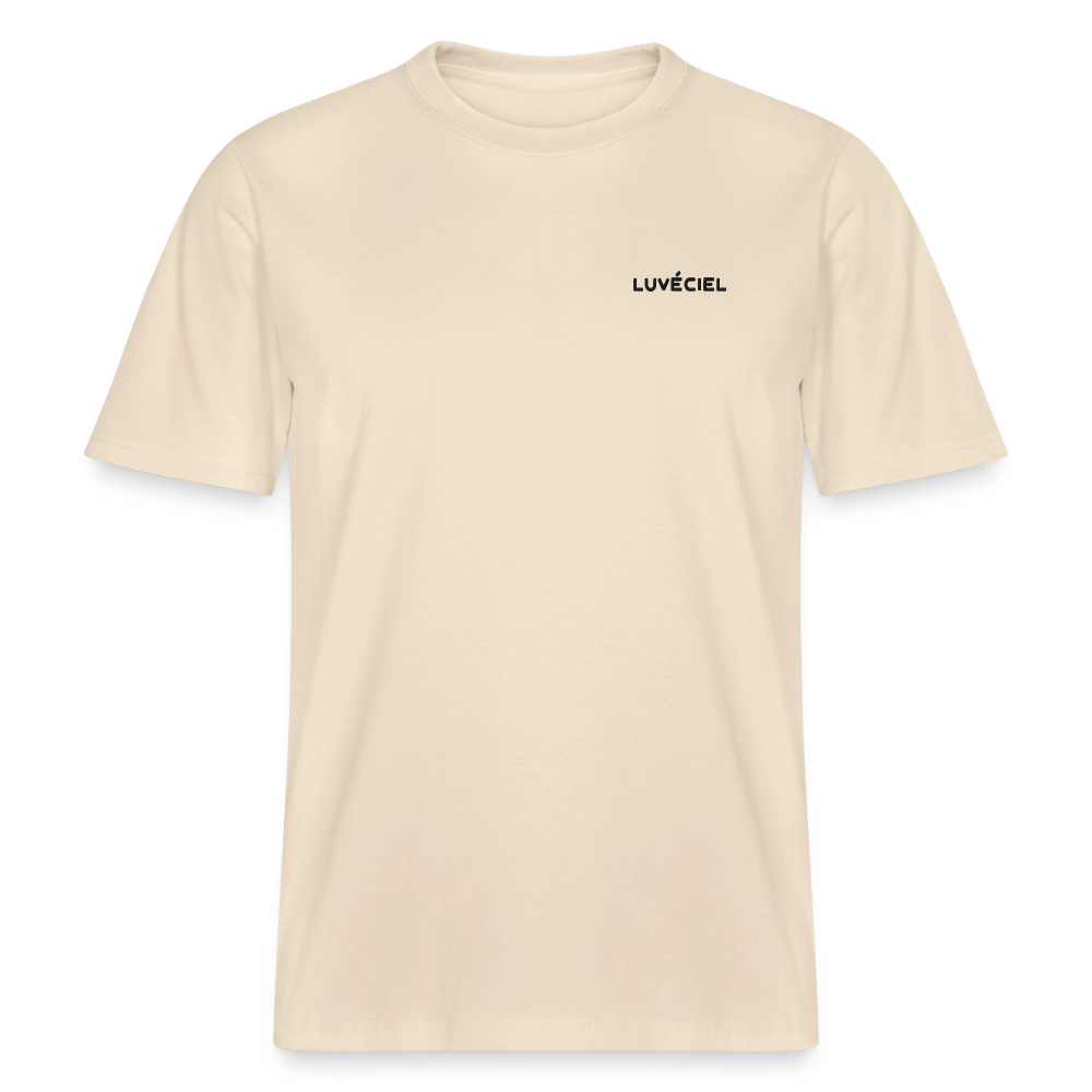 AU JARDIN, LA FAMILLE DE L’ARTISTE Relaxed Unisex Organic T-Shirt - Bright - Natur