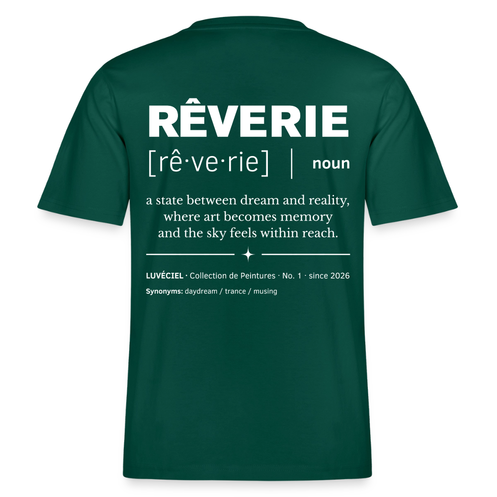 RÊVERIE Relaxed Unisex Organic T-Shirt - Dark - Forest