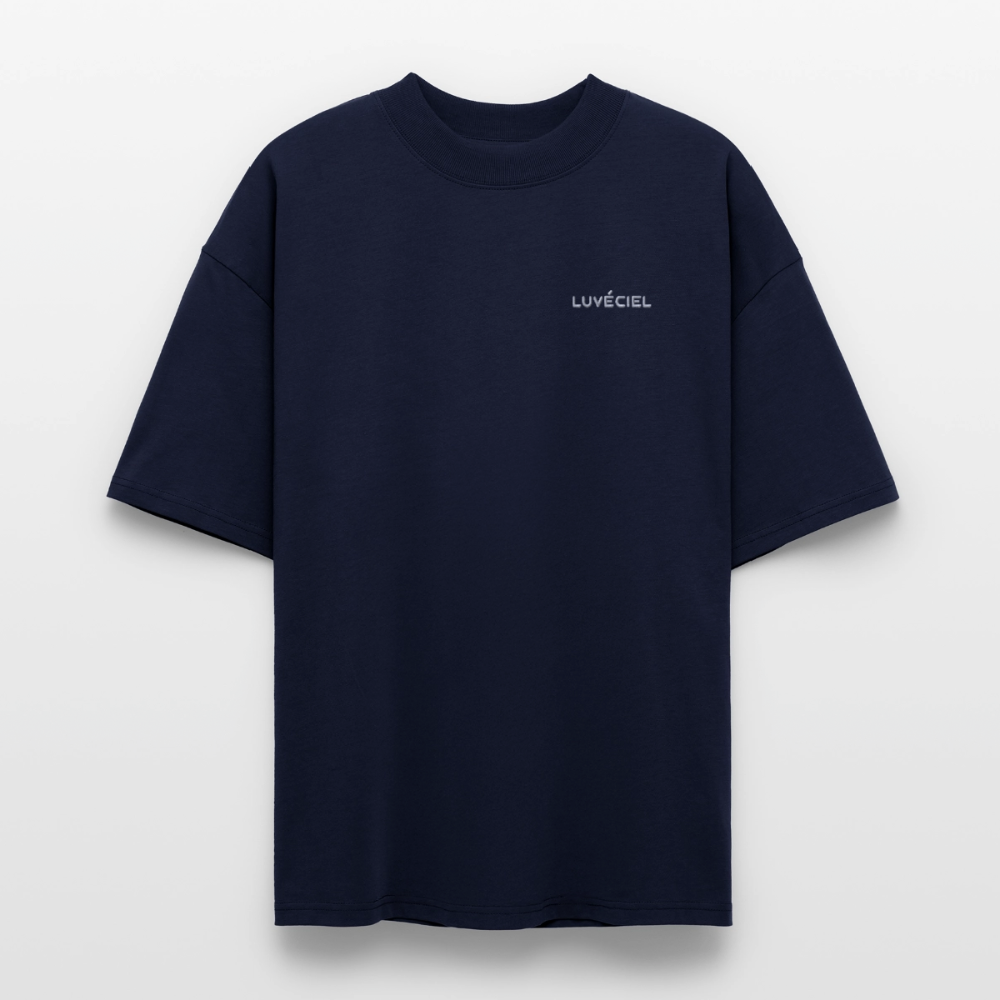 CELESTIAL Oversized Unisex Organic T-shirt - Dark - navy