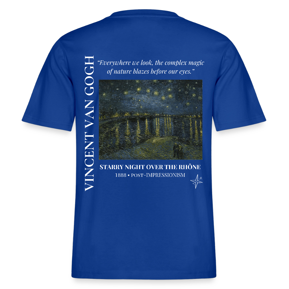 STARRY NIGHT OVER THE RHÔNE Relaxed Organic T-Shirt - Dark - Dunkelblau