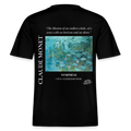 NYMPHÉAS Relaxed Unisex Organic T-Shirt - Dark - Schwarz