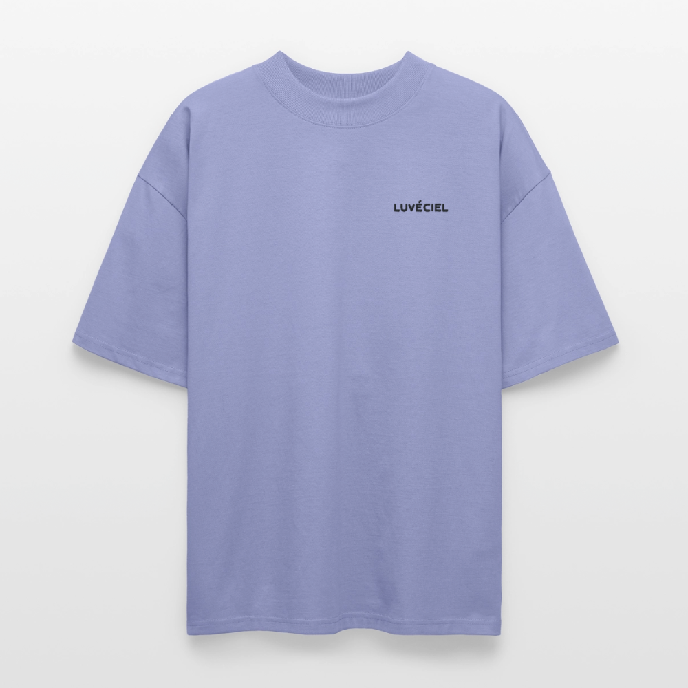 NYMPHÉAS Oversized Unisex Organic T-shirt - Bright - violet